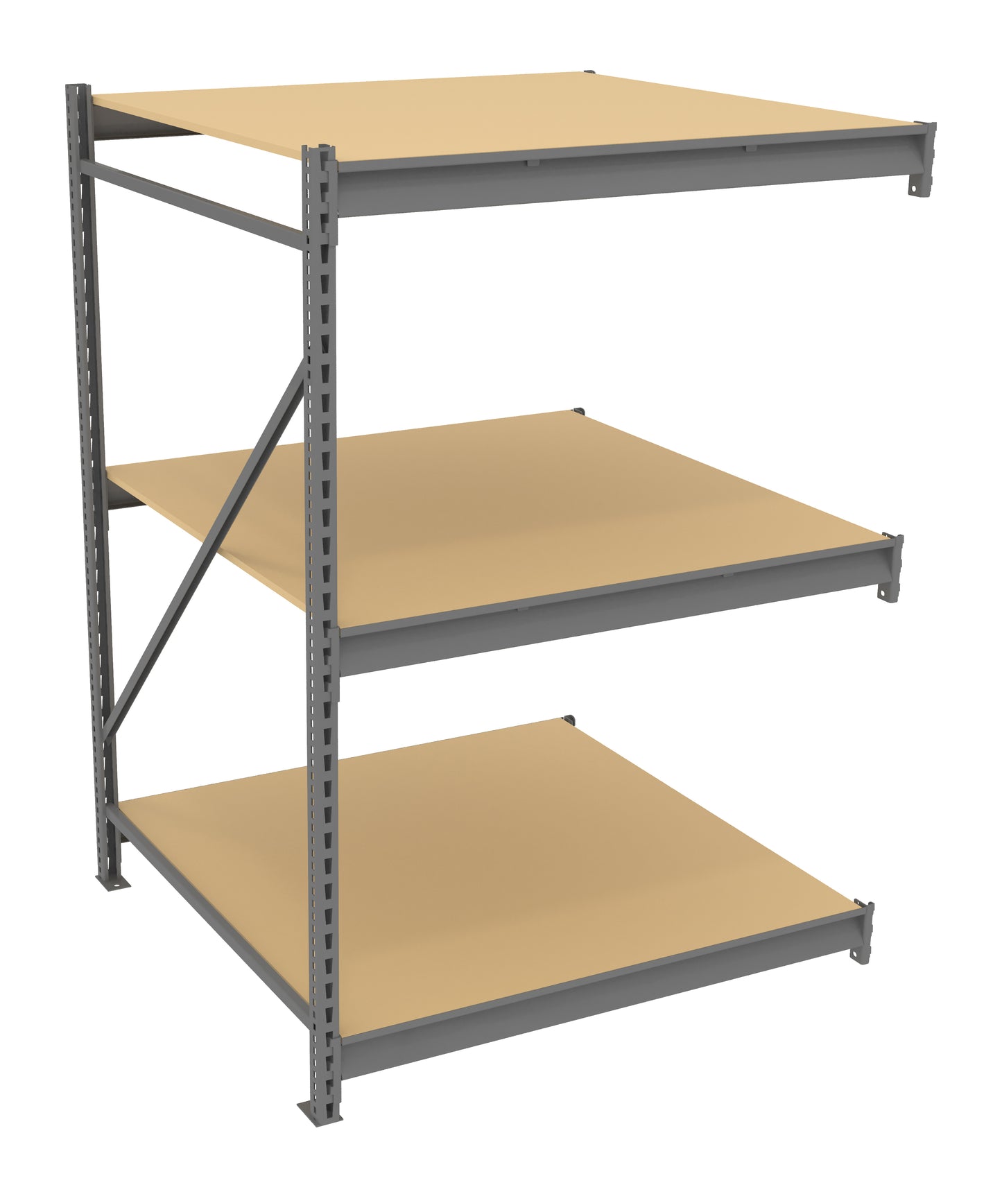 Tennsco BU-484872PA Bulk Storage Rack Adder Unit With Particleboard Decking
