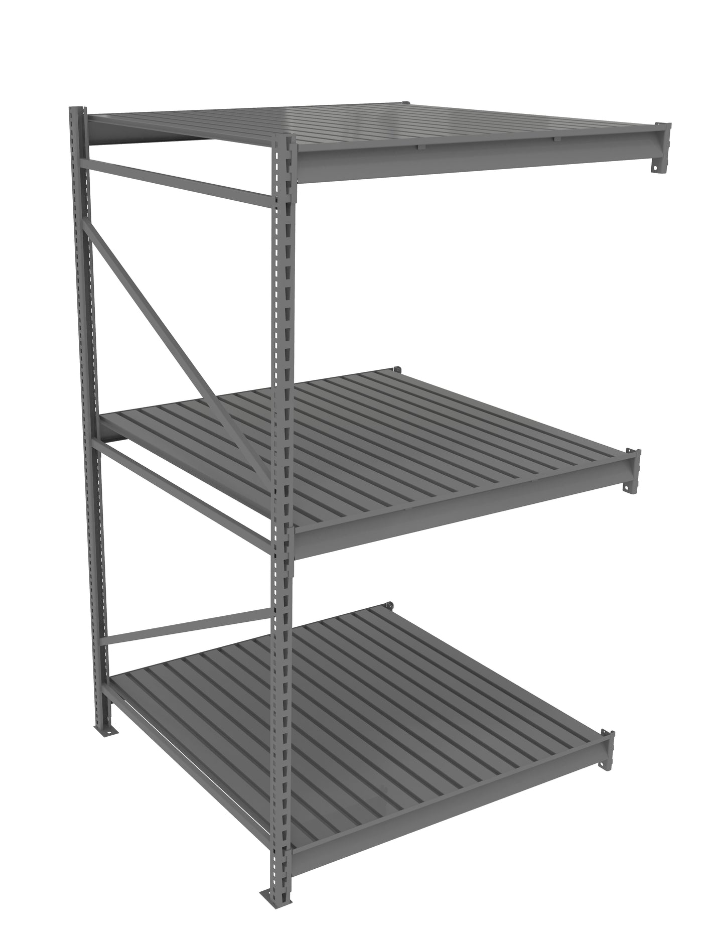 Tennsco BU-484884CA Bulk Storage Rack Adder Unit With Corrugated Decking
