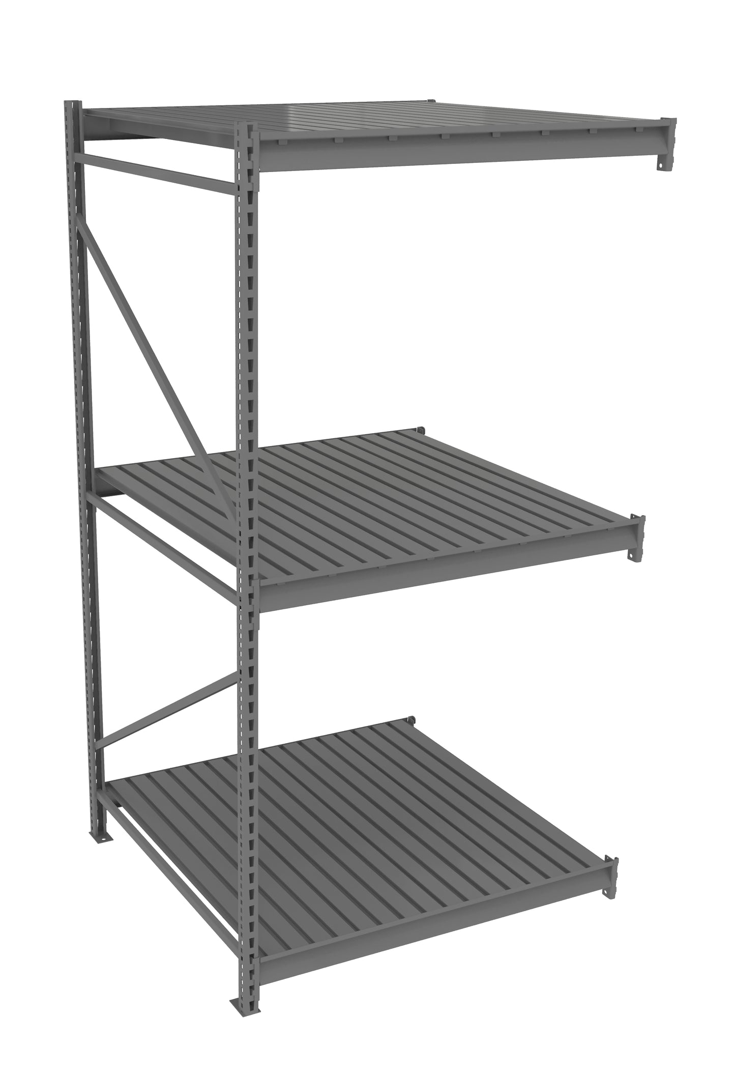 Tennsco BU-484896CA Bulk Storage Rack Adder Unit With Corrugated Decking