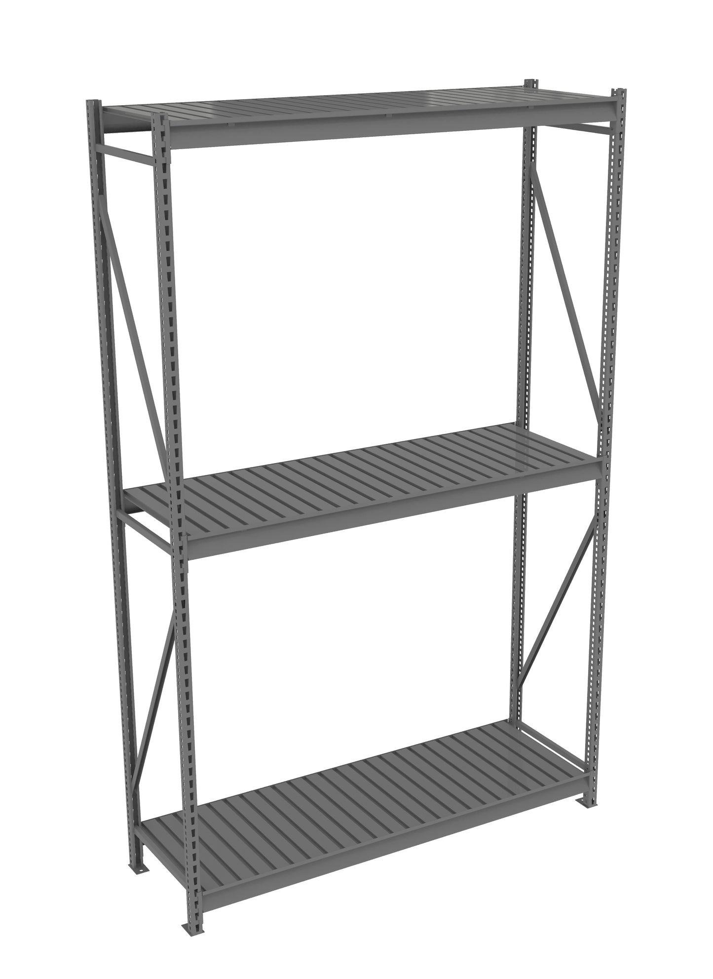 Tennsco BU-7224120CS Bulk Storage Rack Starter Unit With Corrugated Decking
