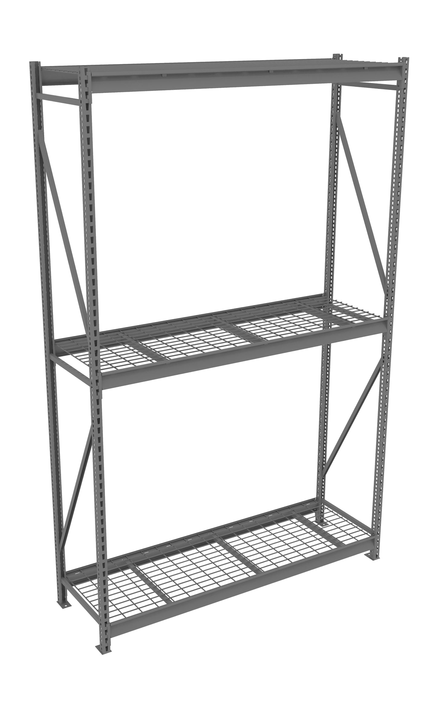 Tennsco BU-7224120WS Bulk Storage Rack Starter Unit With Wire Decking