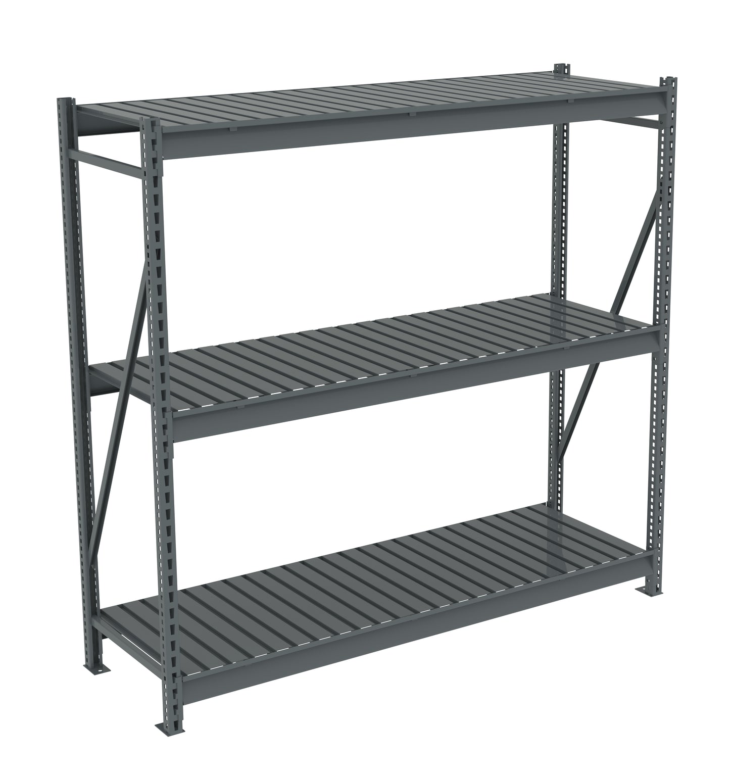 Tennsco BU-722472CS Bulk Storage Rack Starter Unit With Corrugated Decking