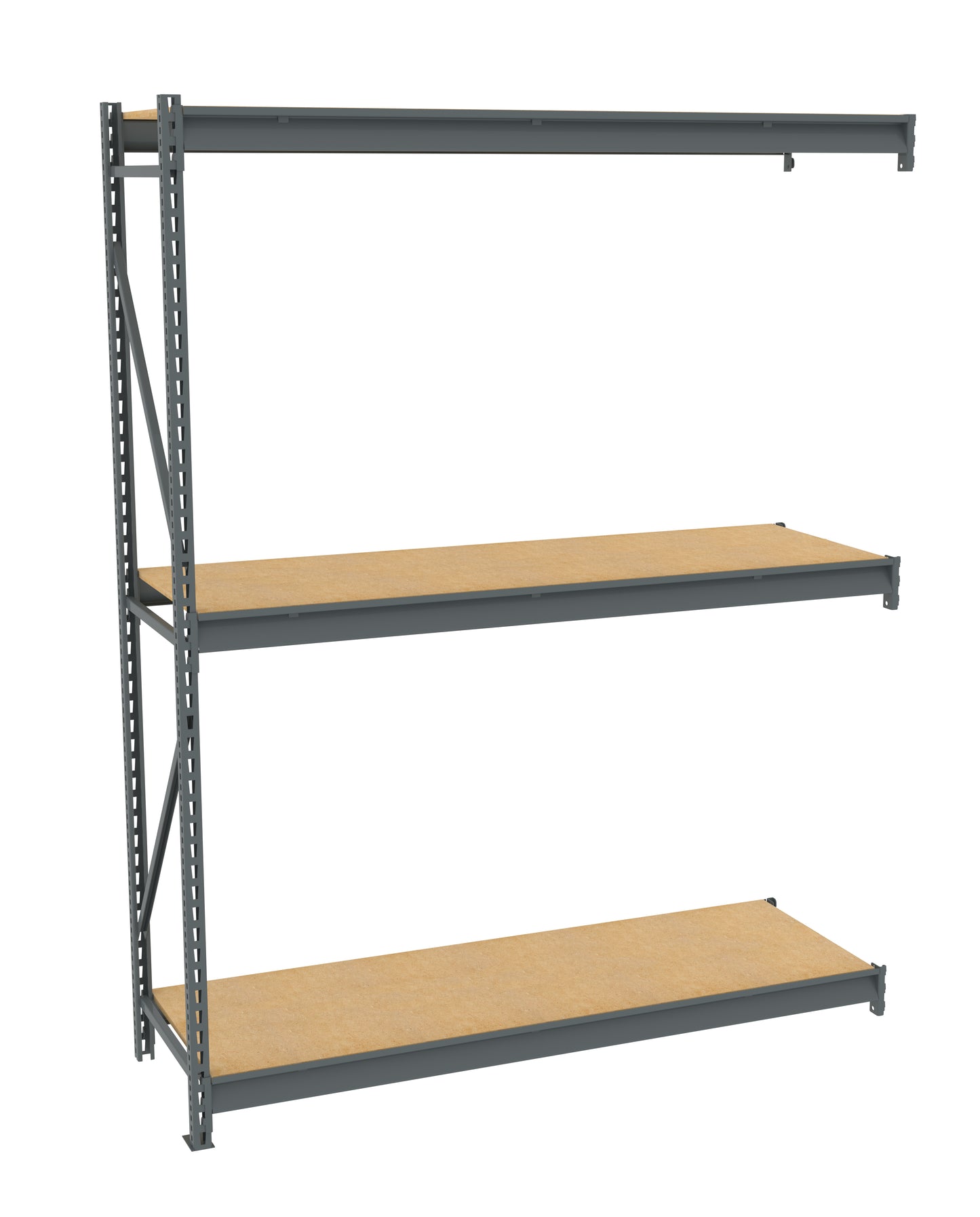 Tennsco BU-722496PA Bulk Storage Rack Adder Unit With Particleboard Decking