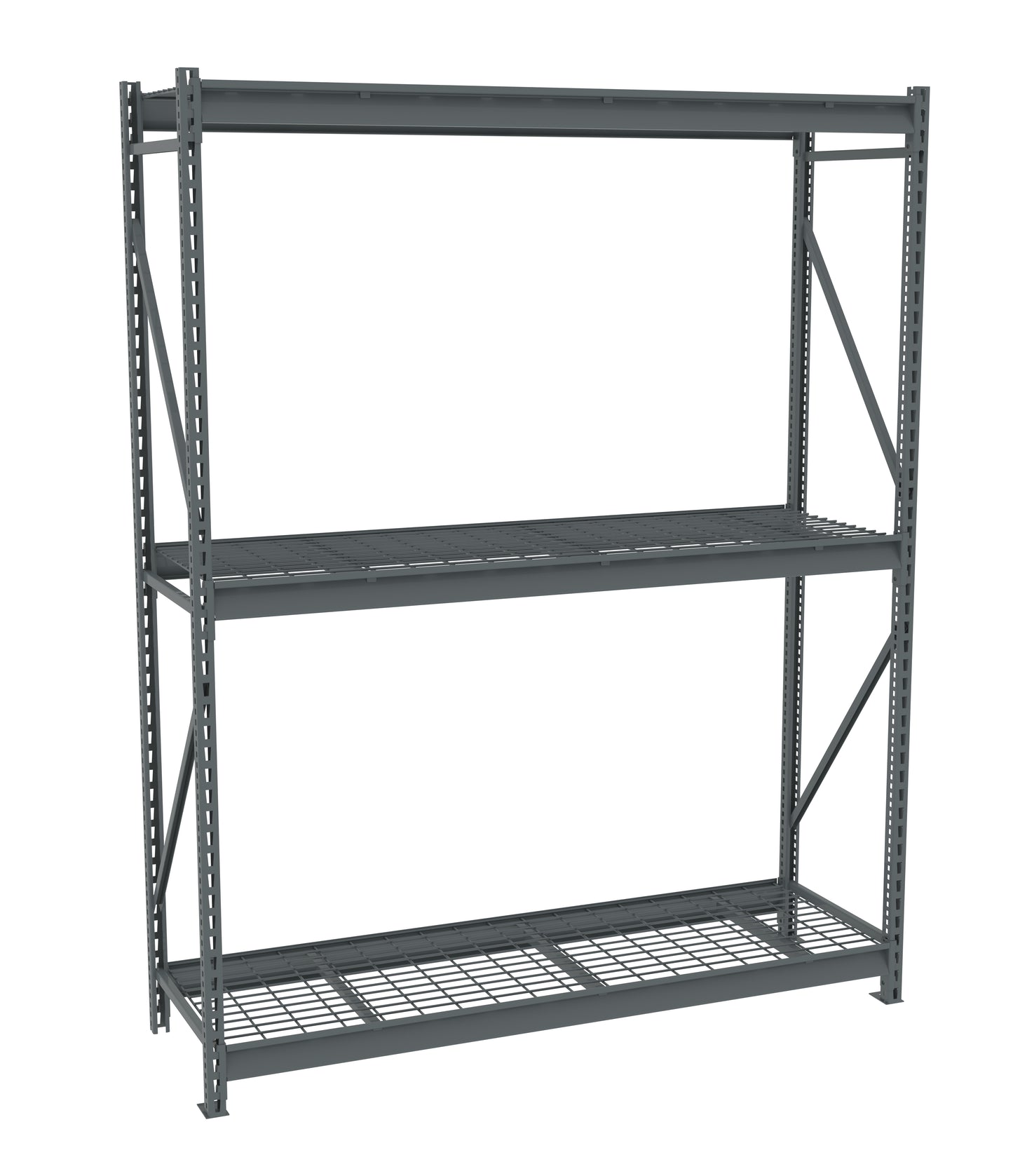 Tennsco BU-722496WS Bulk Storage Rack Starter Unit With Wire Decking