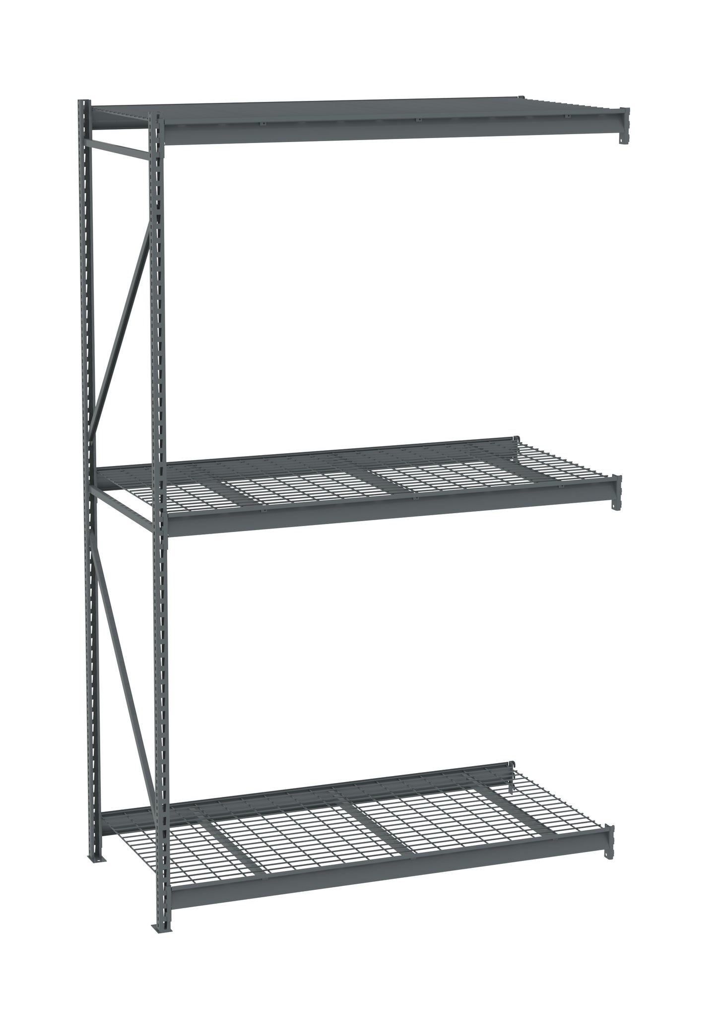Tennsco BU-7236120WA Bulk Storage Rack Adder Unit With Wire Decking