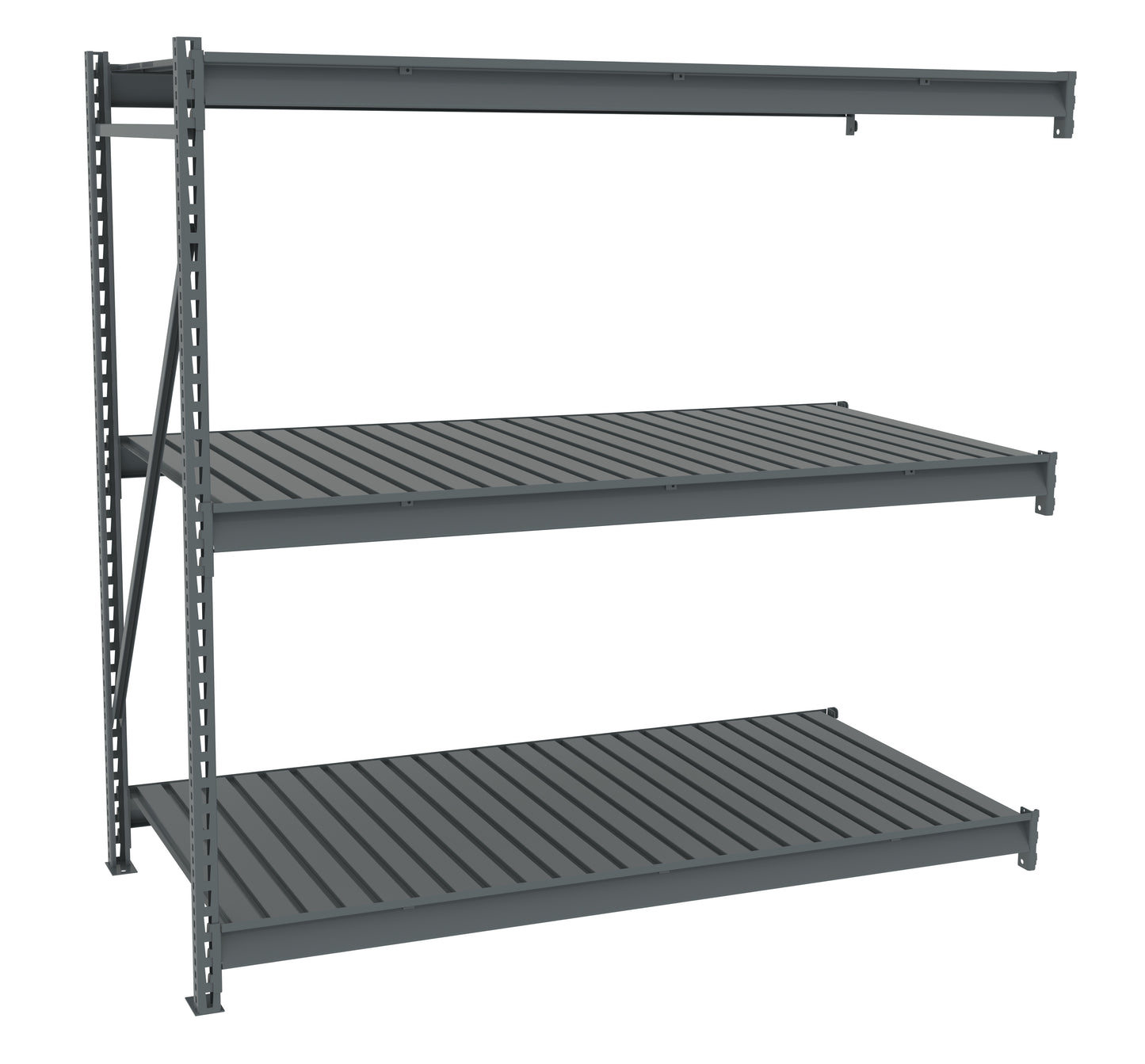 Tennsco BU-723672CA Bulk Storage Rack Adder Unit With Corrugated Decking