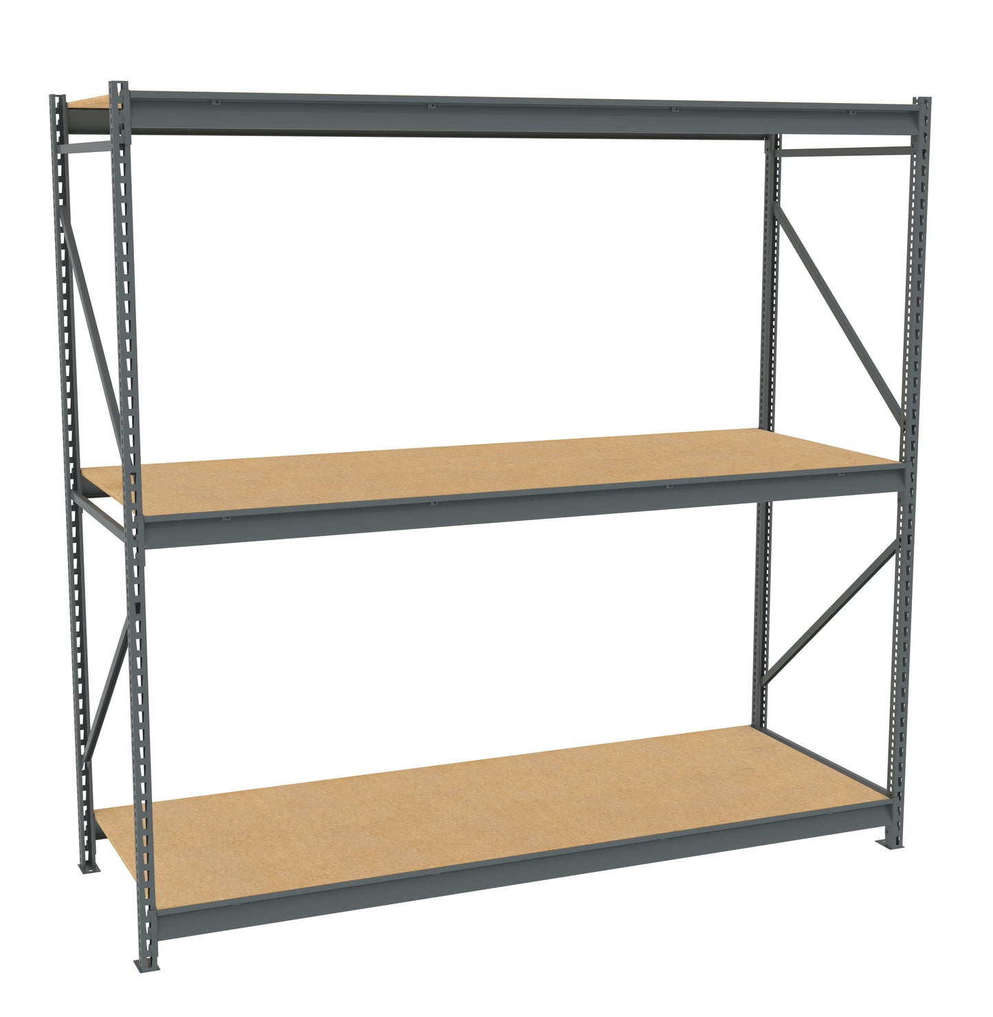 Tennsco BU-723696PS Bulk Storage Rack Starter Unit With Particleboard Decking