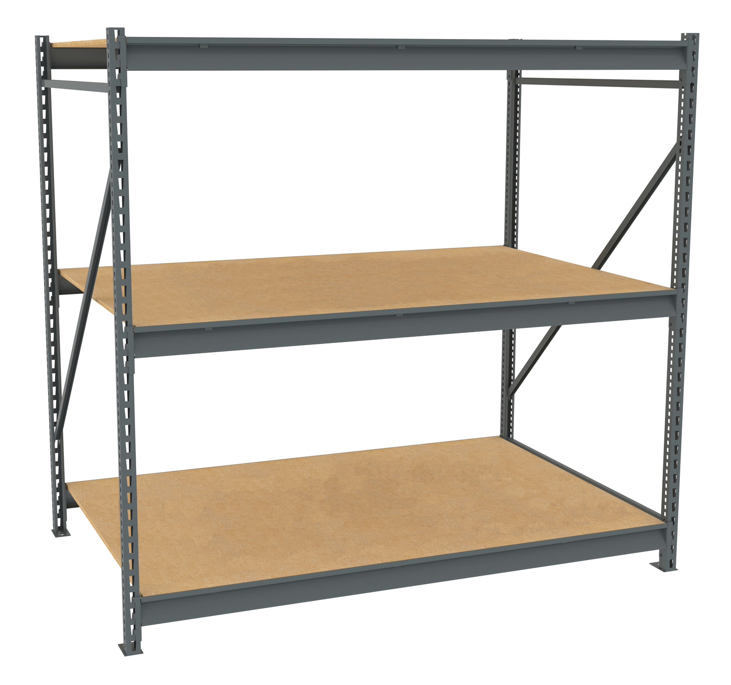 Tennsco BU-724872PS Bulk Storage Rack Starter Unit With Particleboard Decking