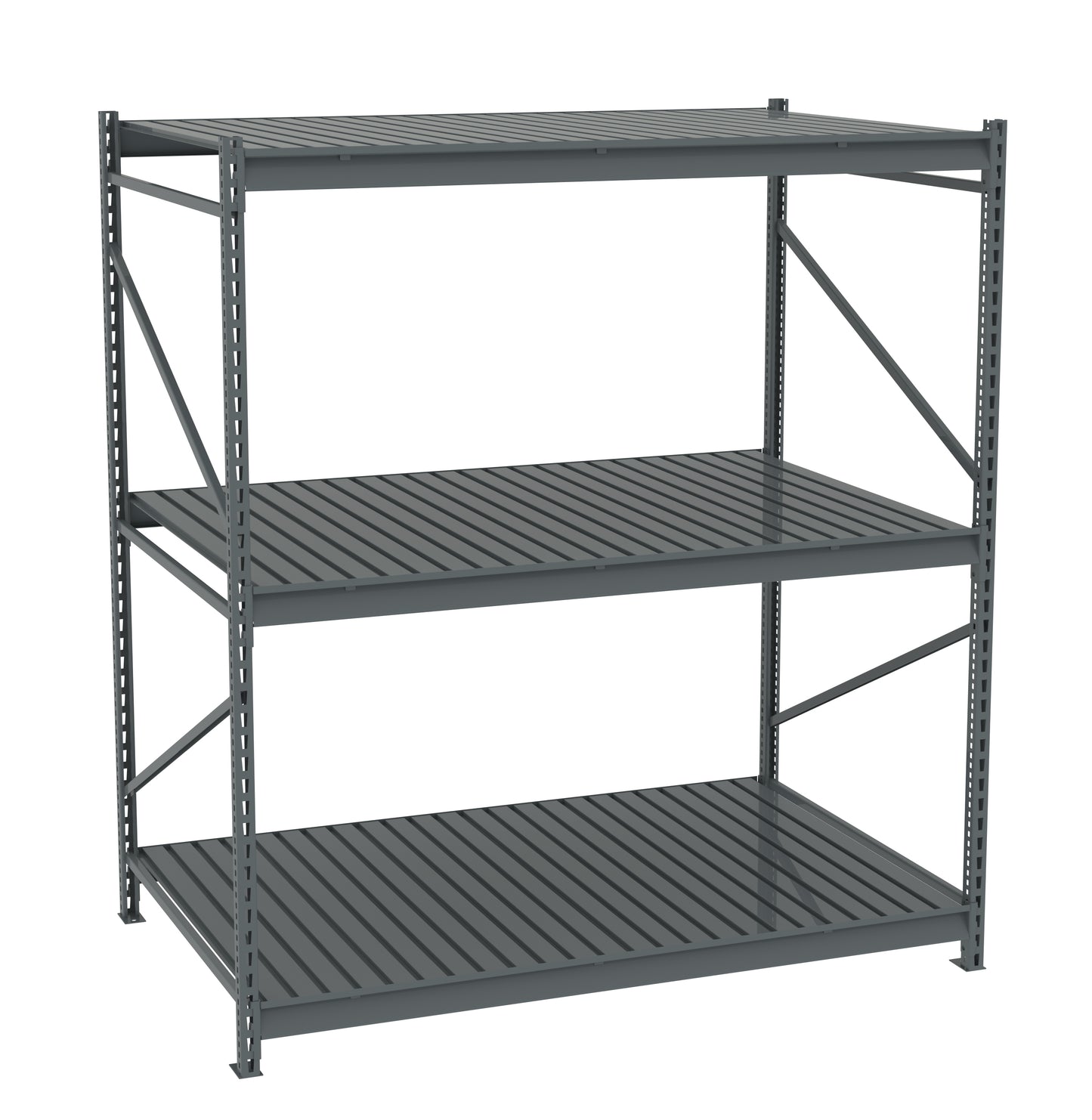 Tennsco BU-724884CS Bulk Storage Rack Starter Unit With Corrugated Decking