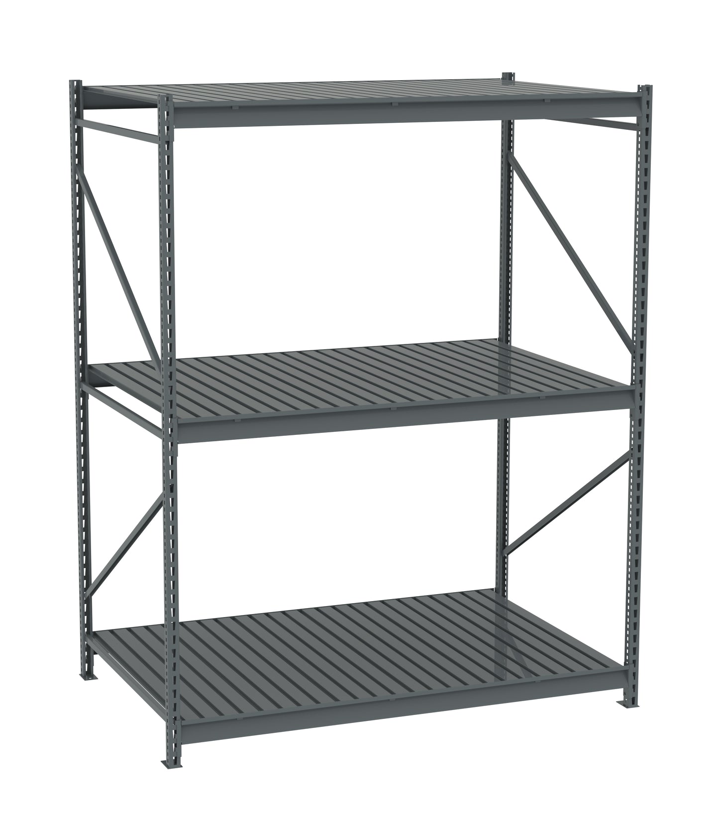 Tennsco BU-724896CS Bulk Storage Rack Starter Unit With Corrugated Decking