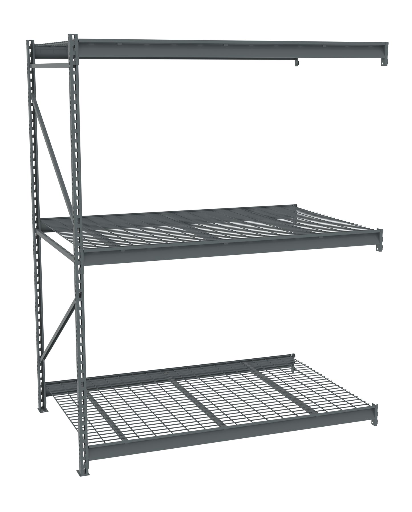 Tennsco BU-724896WA Bulk Storage Rack Adder Unit With Wire Decking