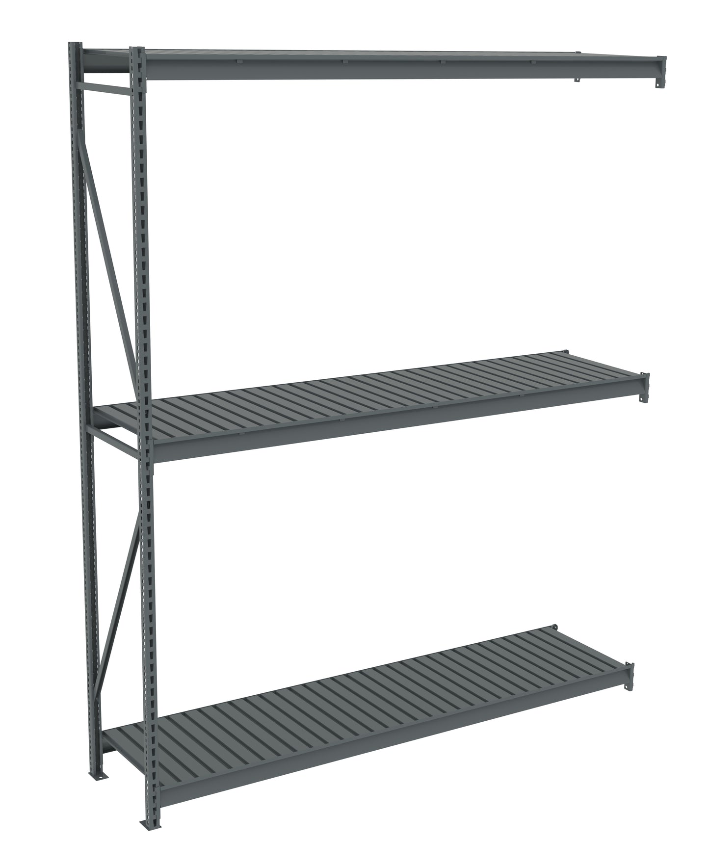 Tennsco BU-9624120CA Bulk Storage Rack Adder Unit With Corrugated Decking