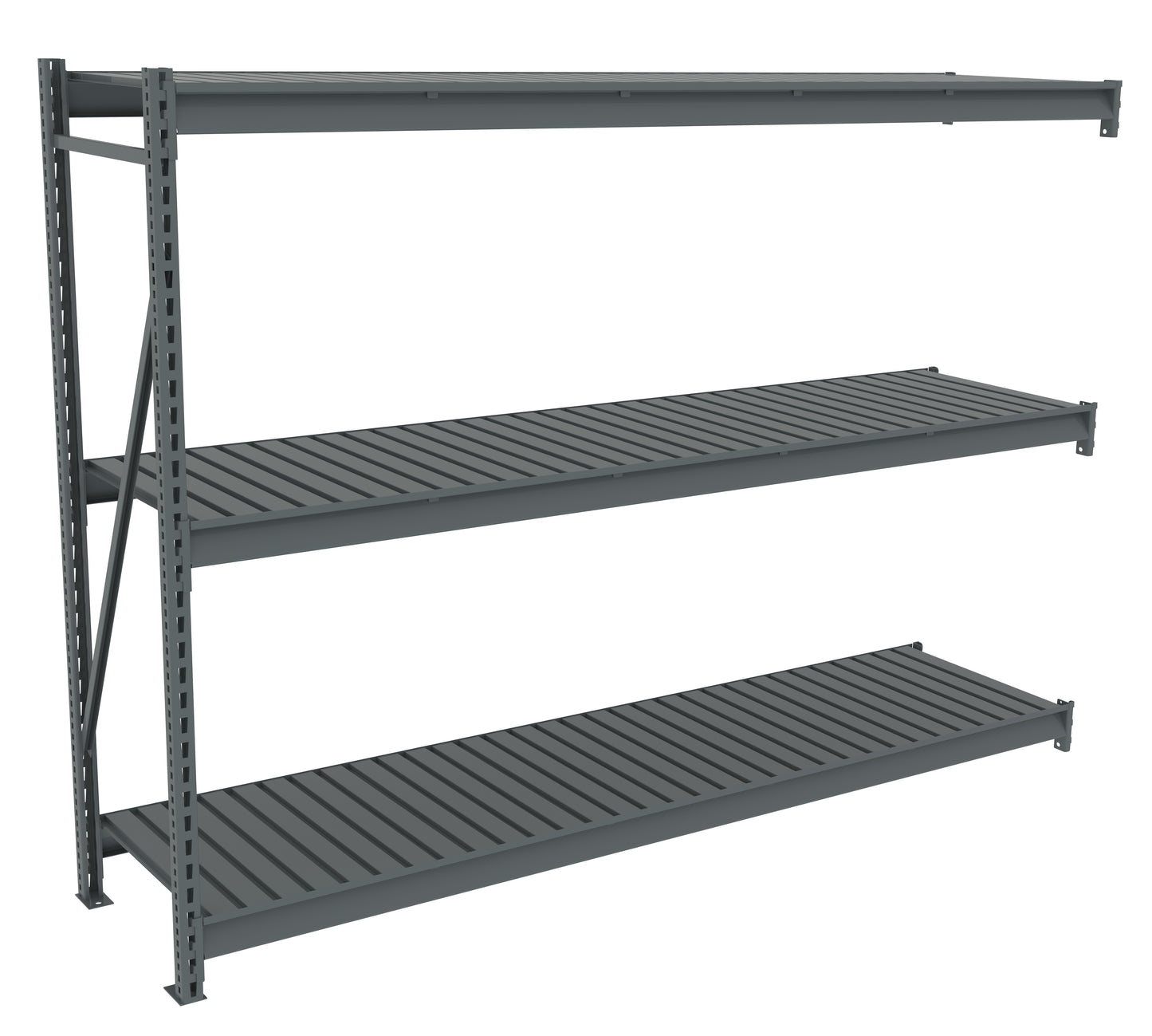Tennsco BU-962472CA Bulk Storage Rack Adder Unit With Corrugated Decking
