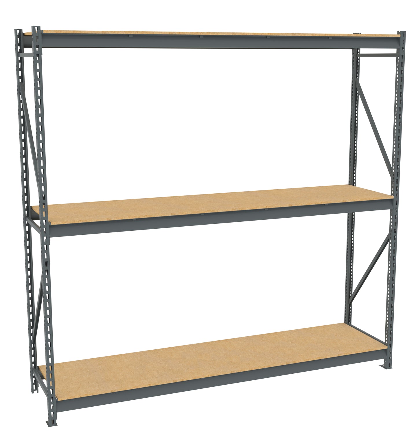 Tennsco BU-962496PS Bulk Storage Rack Starter Unit With Particleboard Decking