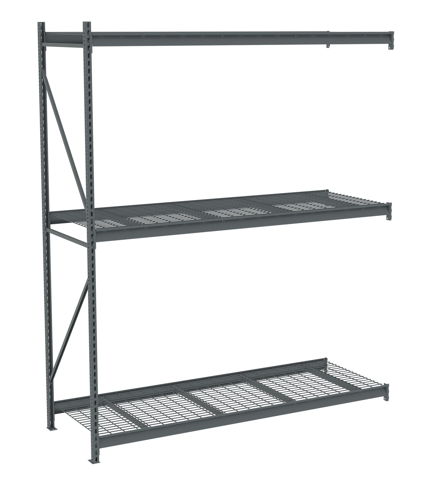 Tennsco BU-9636120WA Bulk Storage Rack Adder Unit With Wire Decking