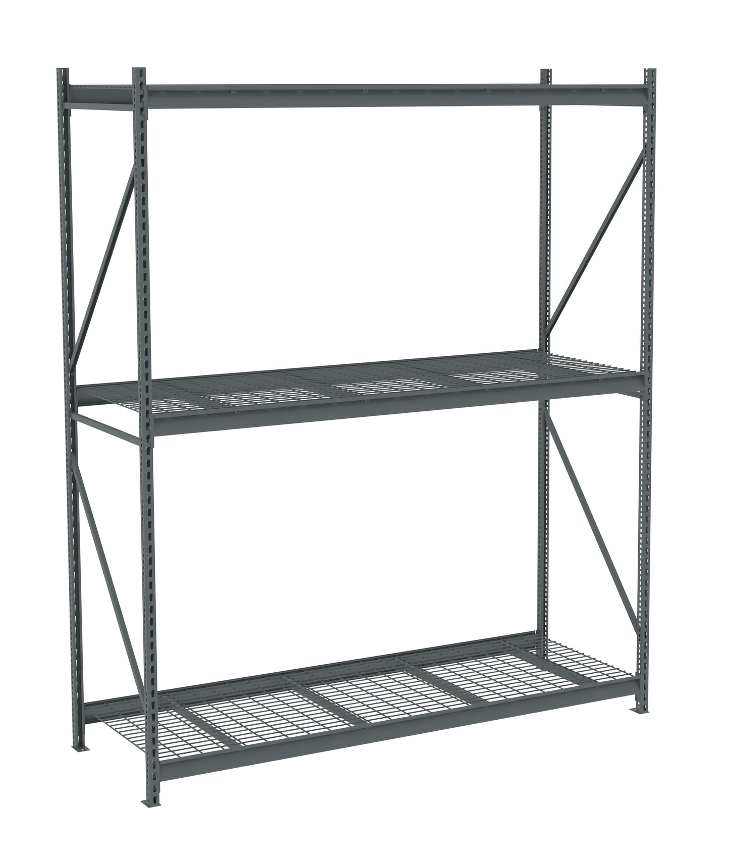Tennsco BU-9636120WS Bulk Storage Rack Starter Unit With Wire Decking