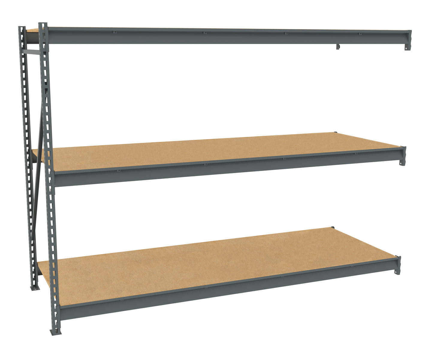 Tennsco BU-963672PA Bulk Storage Rack Adder Unit With Particleboard Decking