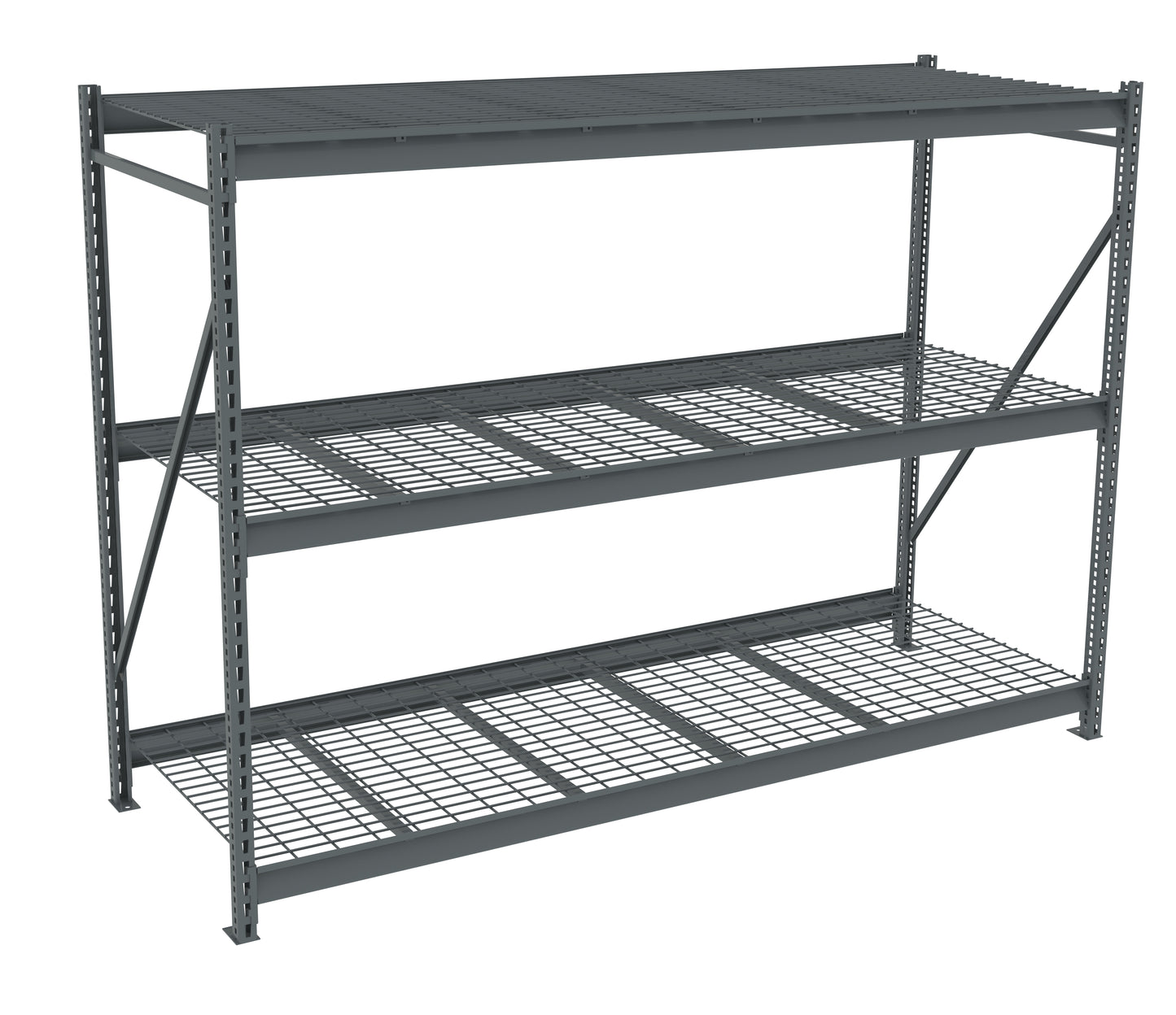 Tennsco BU-963672WS Bulk Storage Rack Starter Unit With Wire Decking