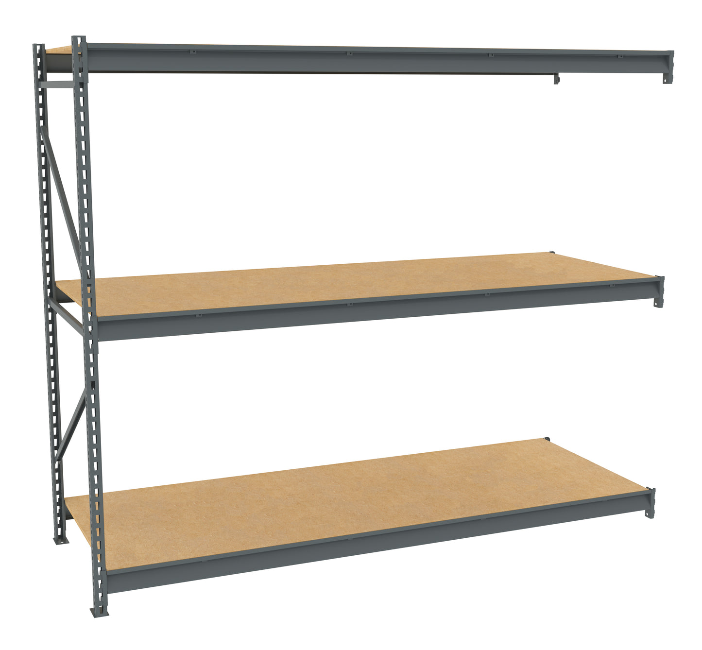 Tennsco BU-963684PA Bulk Storage Rack Adder Unit With Particleboard Decking