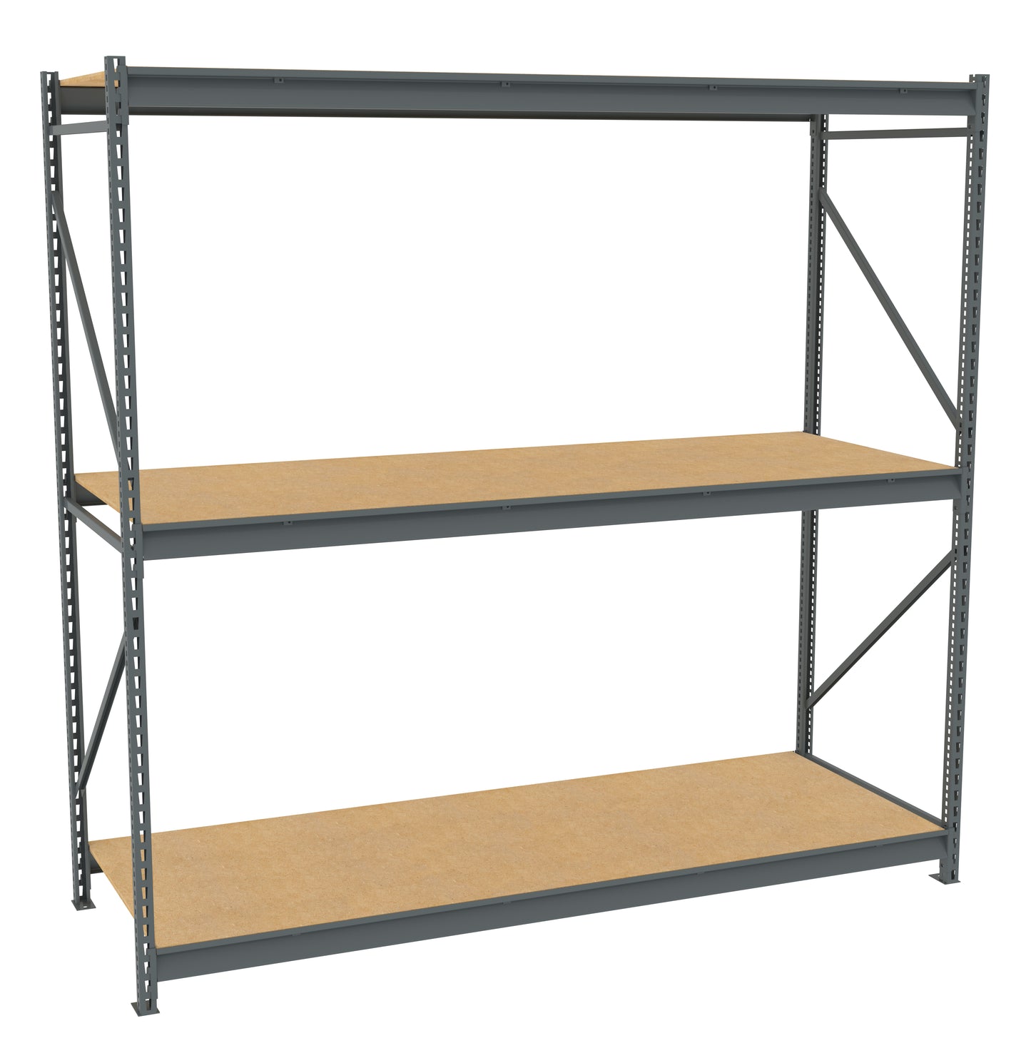 Tennsco BU-963696PS Bulk Storage Rack Starter Unit With Particleboard Decking