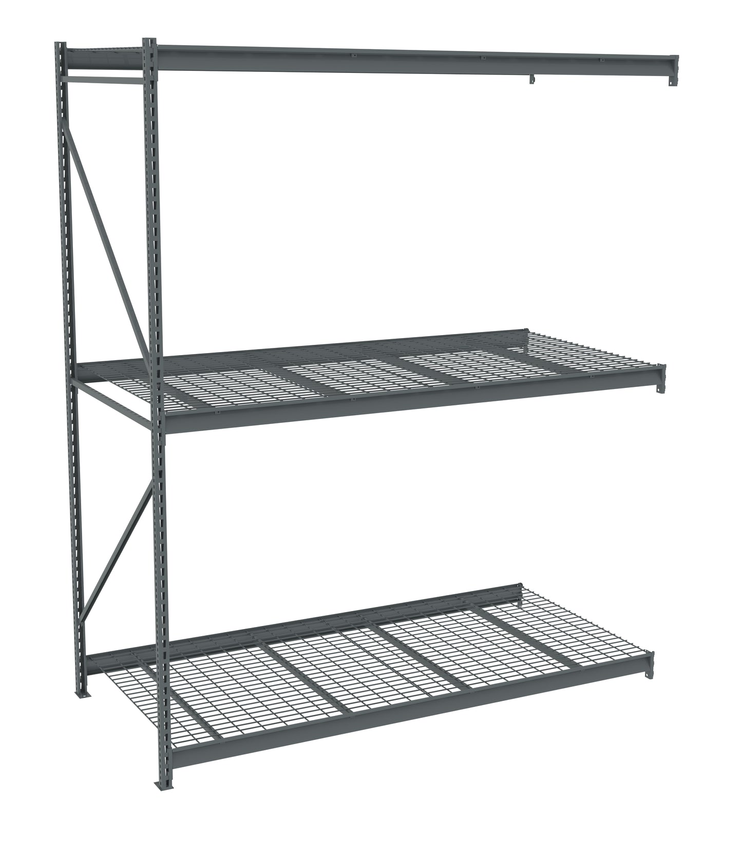 Tennsco BU-9648120WA Bulk Storage Rack Adder Unit With Wire Decking