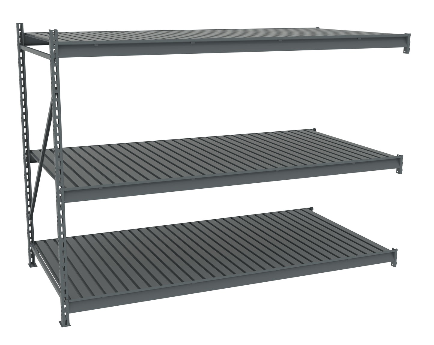 Tennsco BU-964872CA Bulk Storage Rack Adder Unit With Corrugated Decking