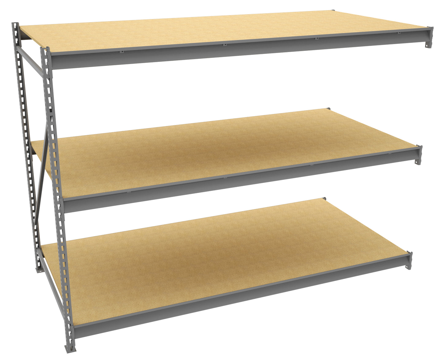Tennsco BU-964872PA Bulk Storage Rack Adder Unit With Particleboard Decking