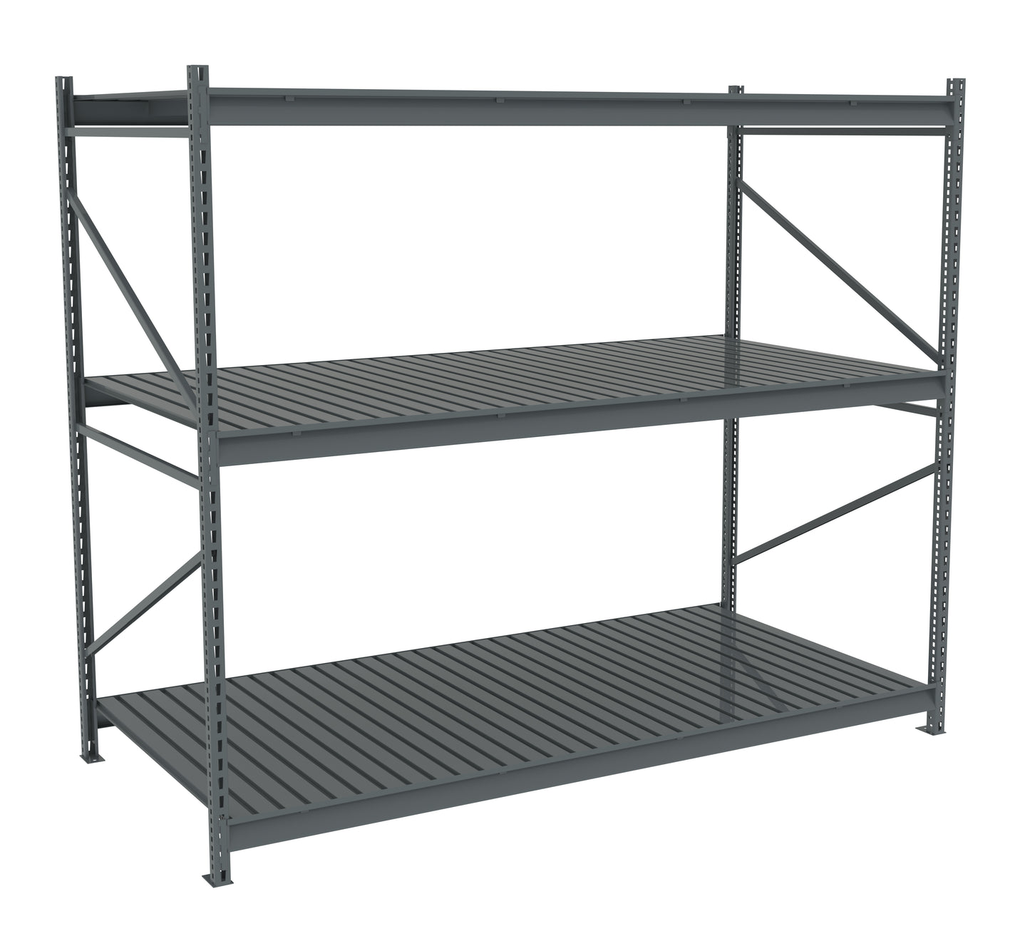 Tennsco BU-964884CS Bulk Storage Rack Starter Unit With Corrugated Decking