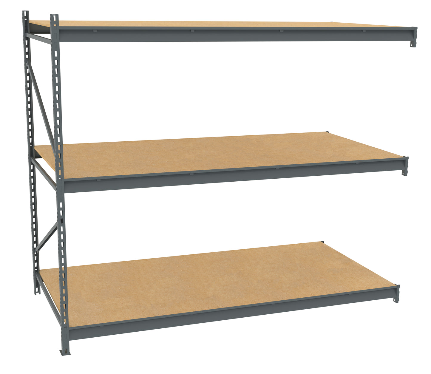 Tennsco BU-964884PA Bulk Storage Rack Adder Unit With Particleboard Decking