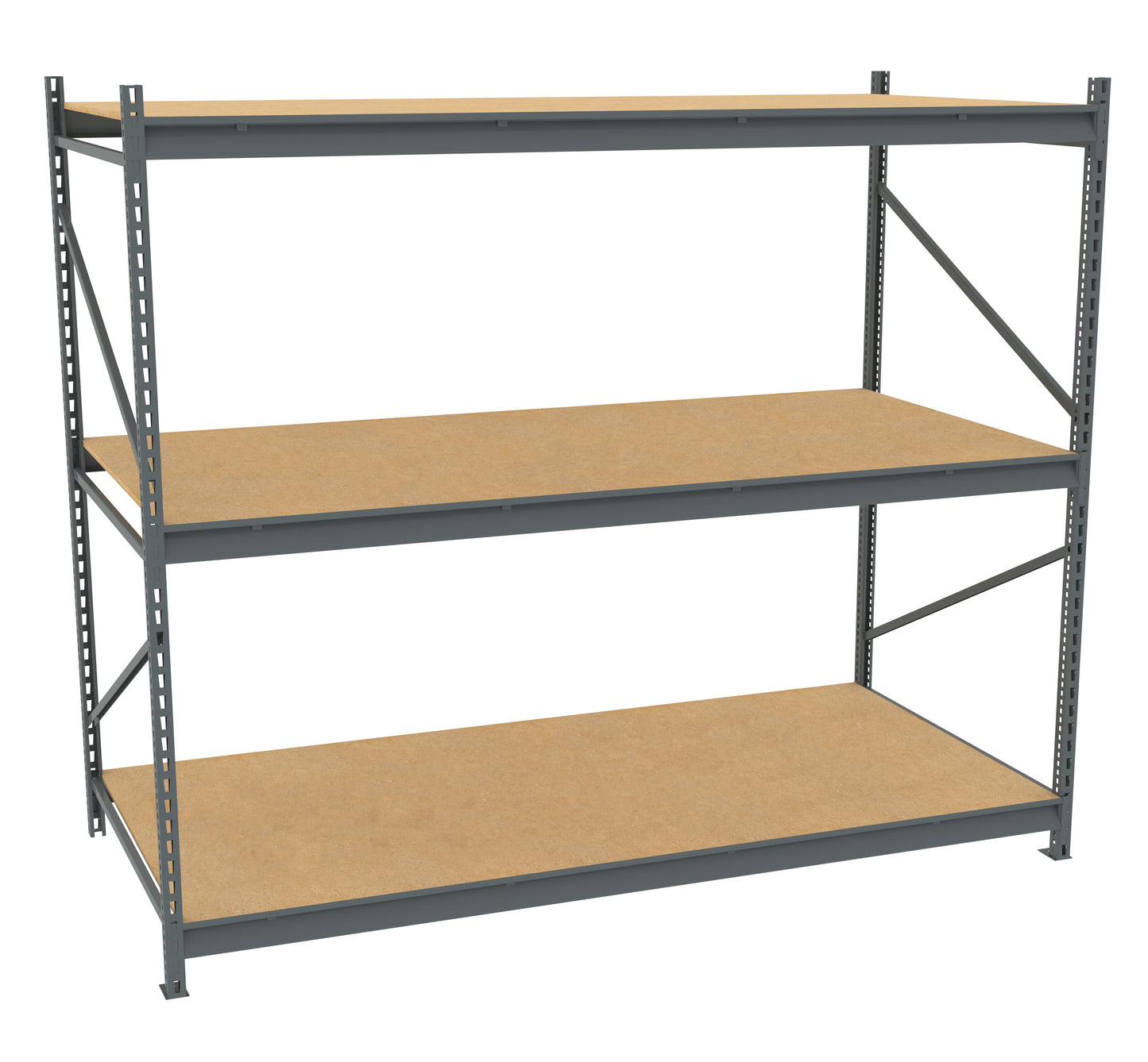 Tennsco BU-964884PS Bulk Storage Rack Starter Unit With Particleboard Decking
