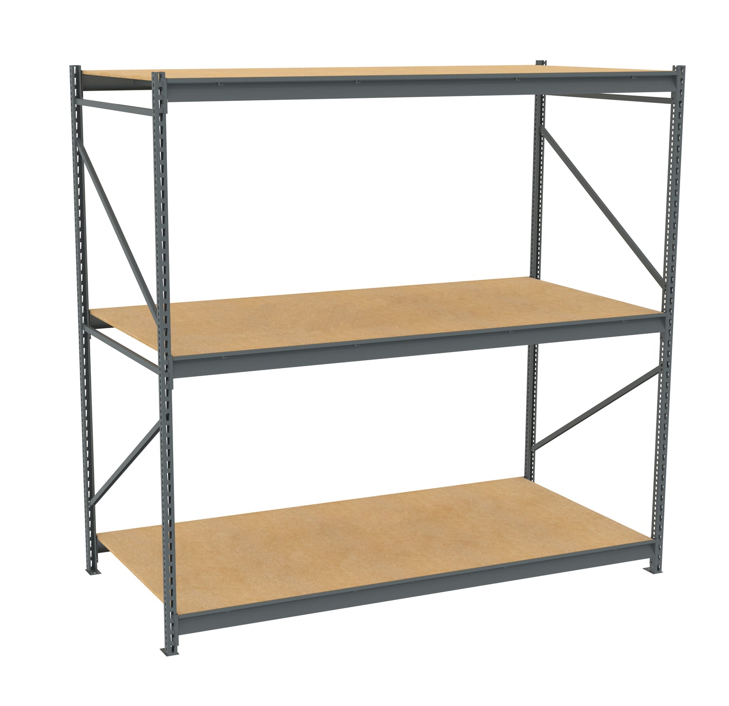 Tennsco BU-964896PS Bulk Storage Rack Starter Unit With Particleboard Decking