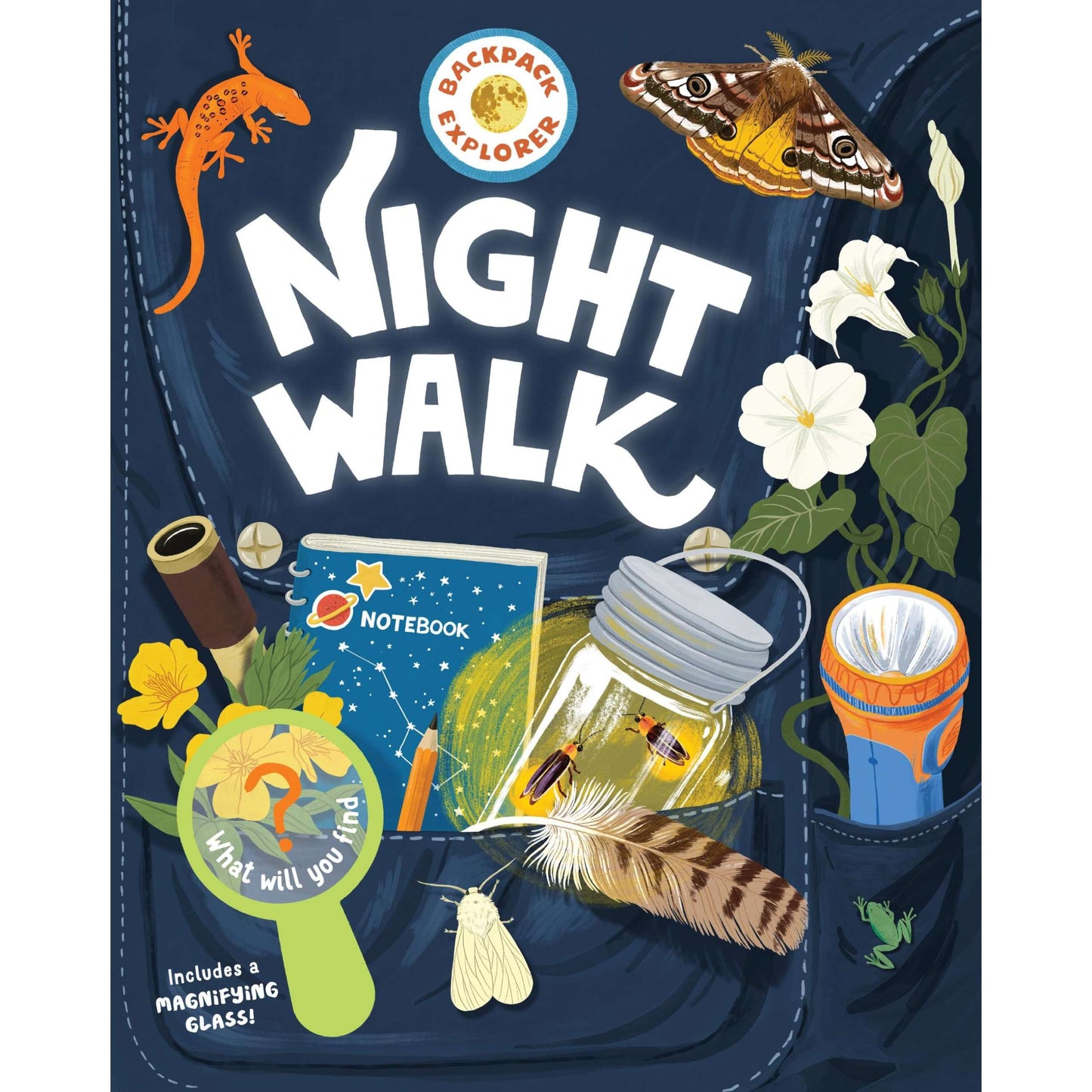 Paradise Clay HCT091 Backpack Explorer: Night Walk: What Will You Find? - Book