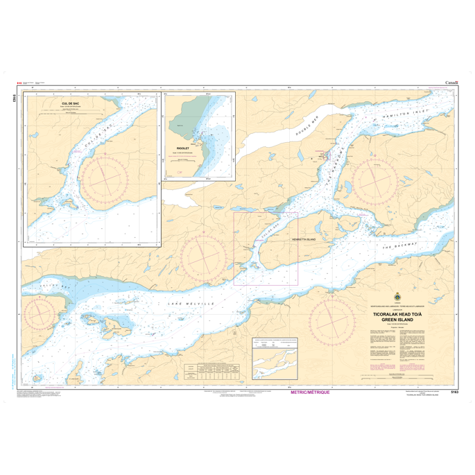 Paradise Clay CAN5163 CHS Chart Ticoralak Head to/ Green Island