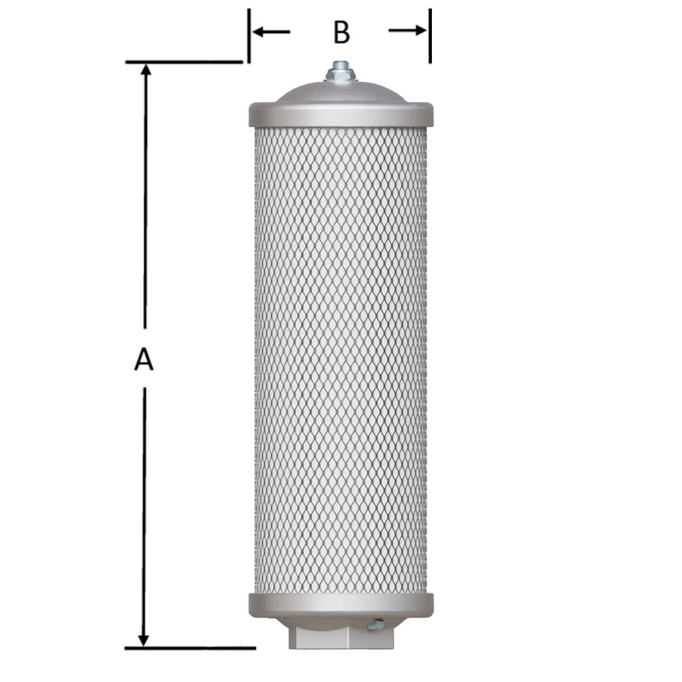 Solberg CAM-SW8211-150C Stainless Steel Vacuum Pump Filter Element 150 Micron Washable Wire Mesh Industrial Replacement Cartridge