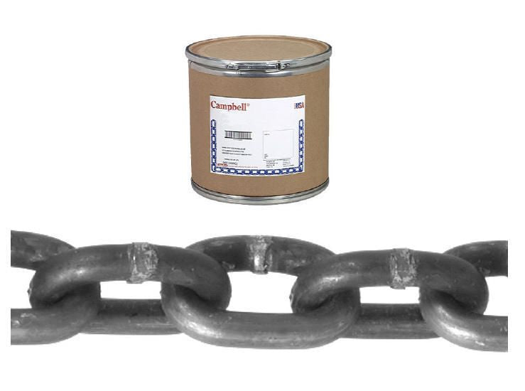 Campbell T0120530 5/16" Grade 30 Proof Coil Chain, Hot Galvanized, 275' per Drum
