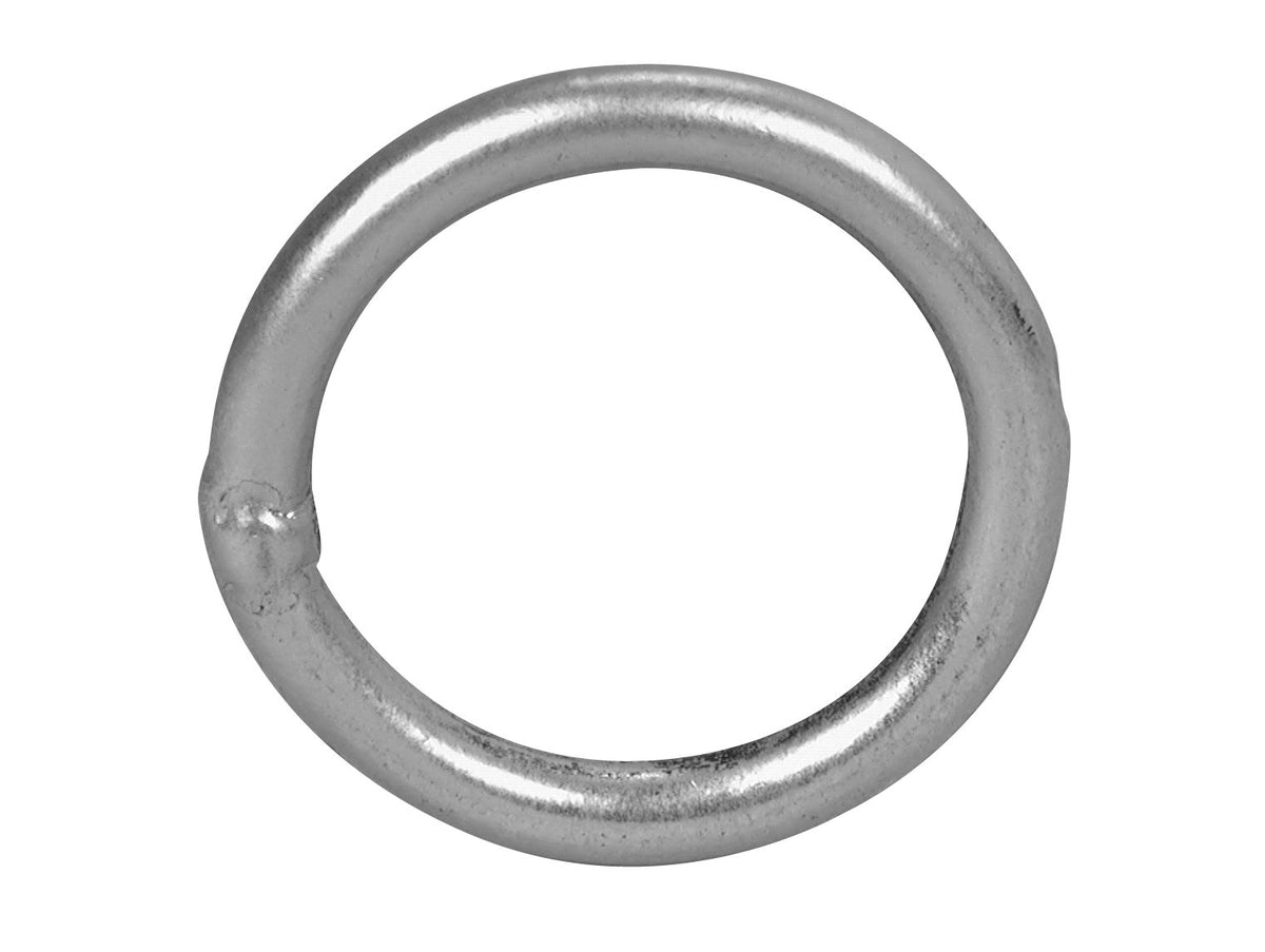 Campbell 6052418 1/4" x 2" Scallop Net Welded Ring, Bright