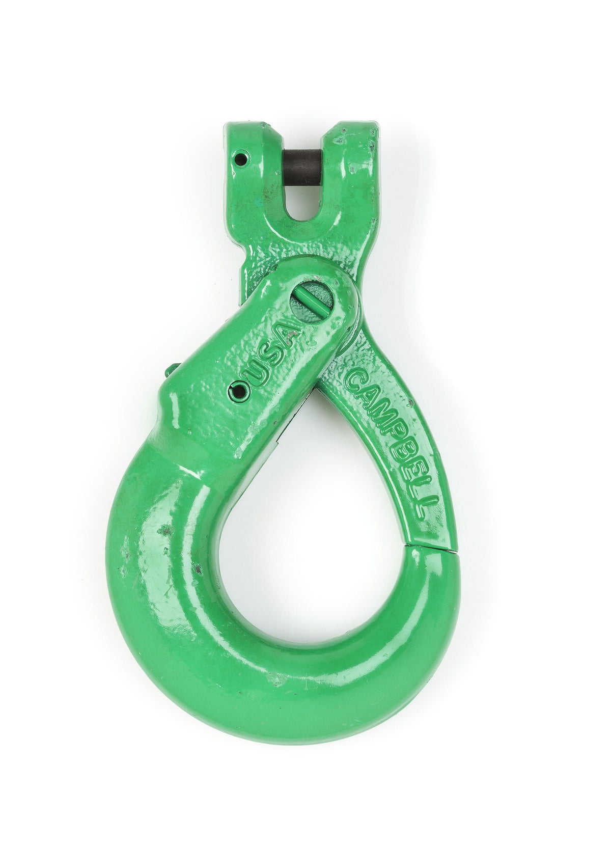 Campbell 5748895 1/2" Quik-Alloy® Self Locking Hook, Grade 100, Painted Green