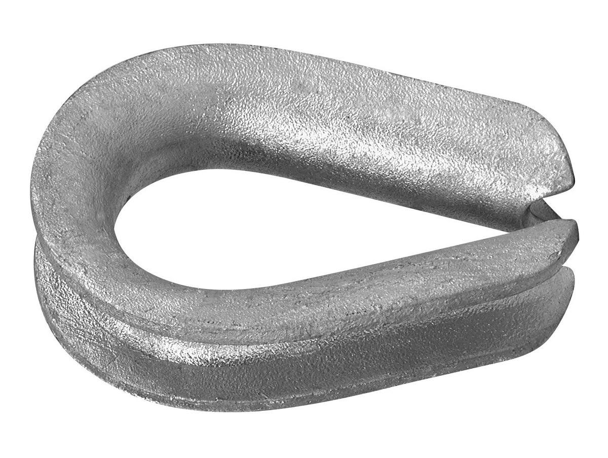 Campbell 6260205 1/2" Heavy Wire Rope Thimble, Galvanized