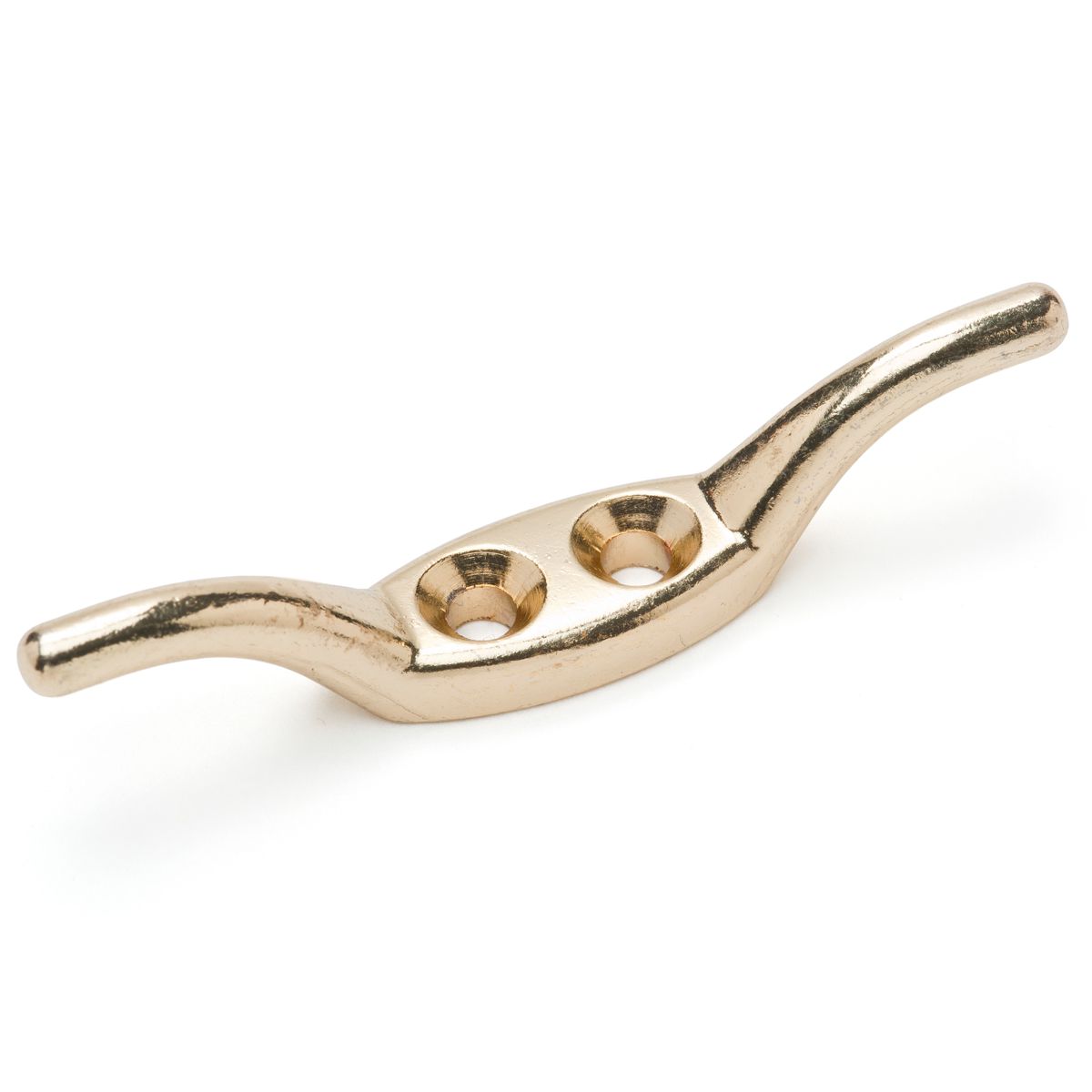 Campbell T7655404 2-1/2” Rope Cleat, Brass, #4015