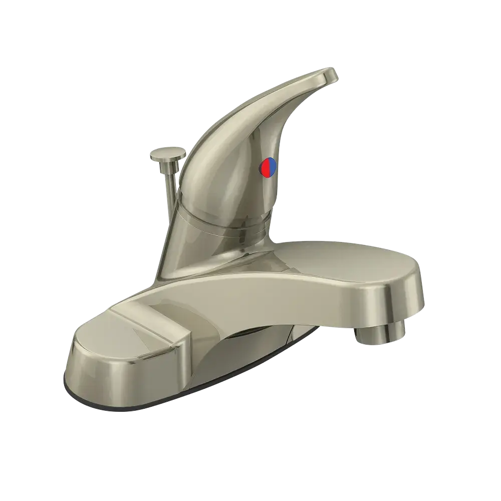 Matco-Norca CL-550BNJP Classic Single Handle 4" Lavatory Faucet, Job Pack, Brushed Nickel