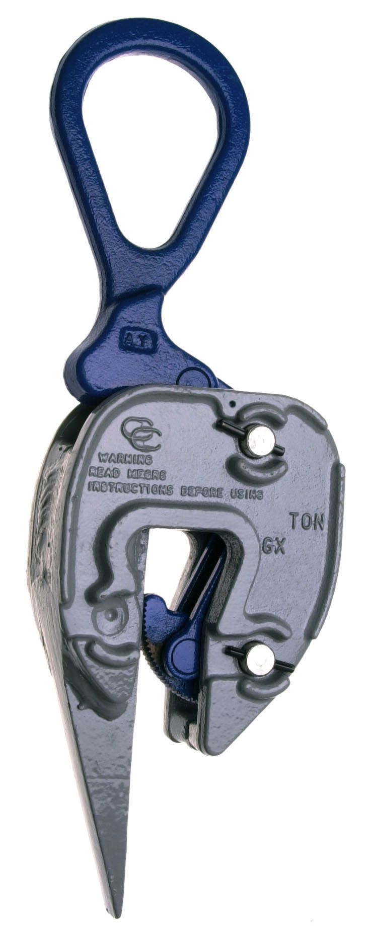 Campbell 6423500 GX Sharp Leg Clamp, 1/16”- 5/8” Grip, 1/2 ton WLL