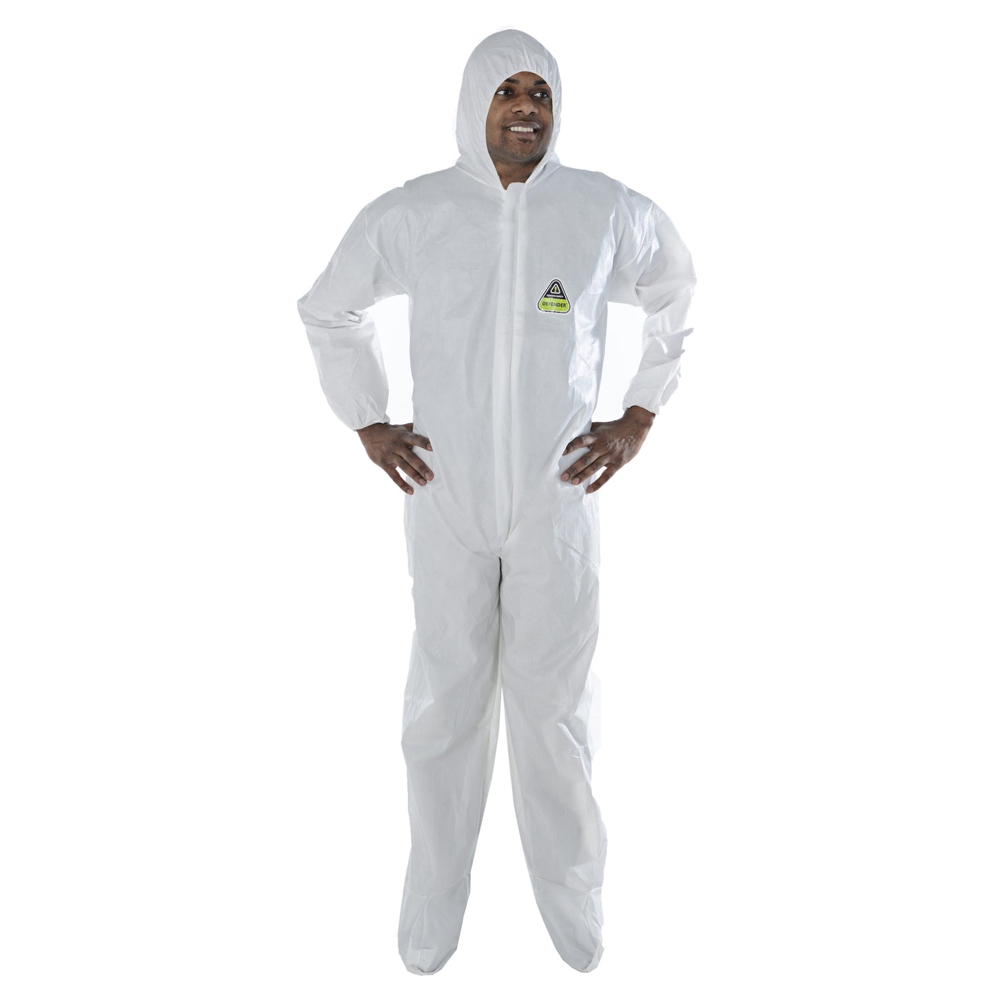 Cordova Safety CPHB2XL DEFENDER™, Coverall, Hood, Boots