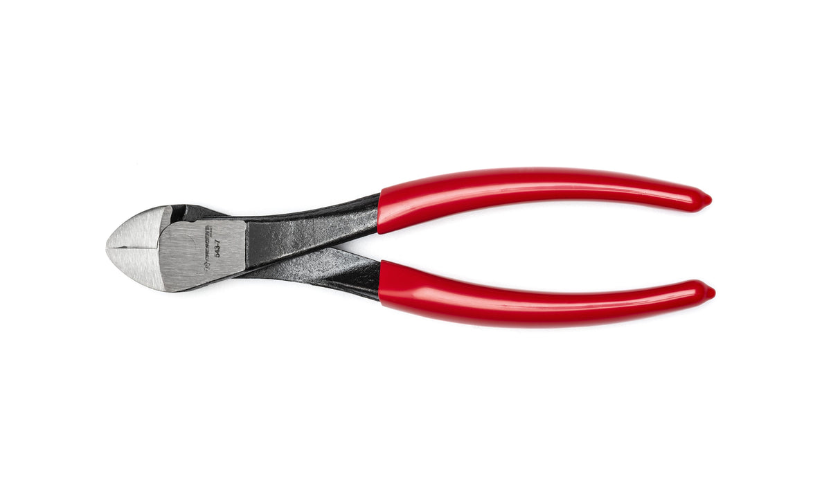 Crescent 5437CENN 7" Heavy-Duty Dipped Handle Diagonal Cutting Pliers - Bagged