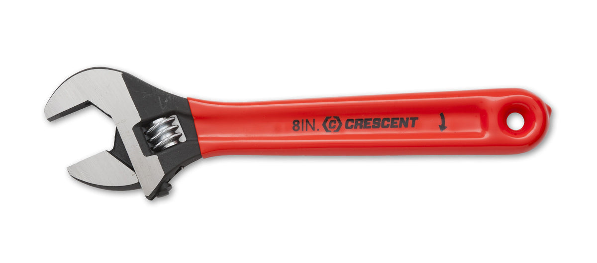 Crescent AT28CVS 8" Black Oxide Adjustable Wrench with Cushion Grip