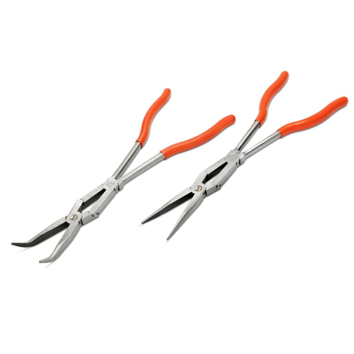 Crescent PSX204C-06 2 Piece X2™ Straight and Bent Long Nose Dipped Plier Set