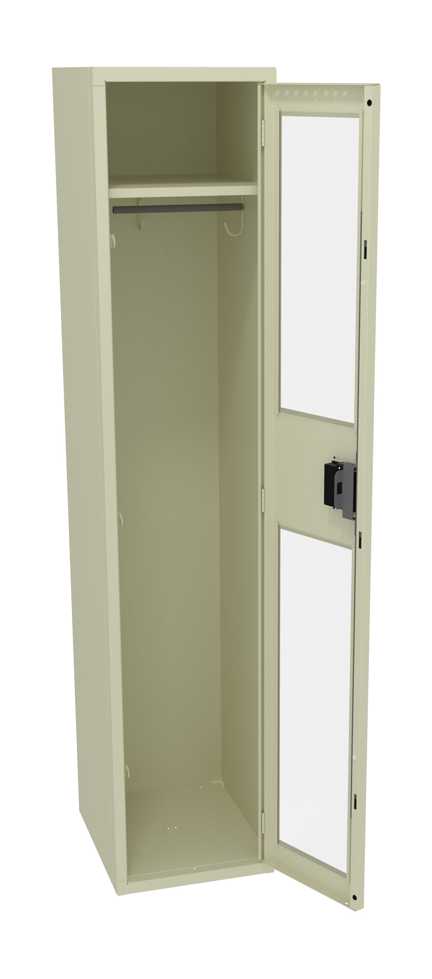 Tennsco CSL-151872-A Single Tier C-Thru Locker - One Wide, No Legs (Assembled)