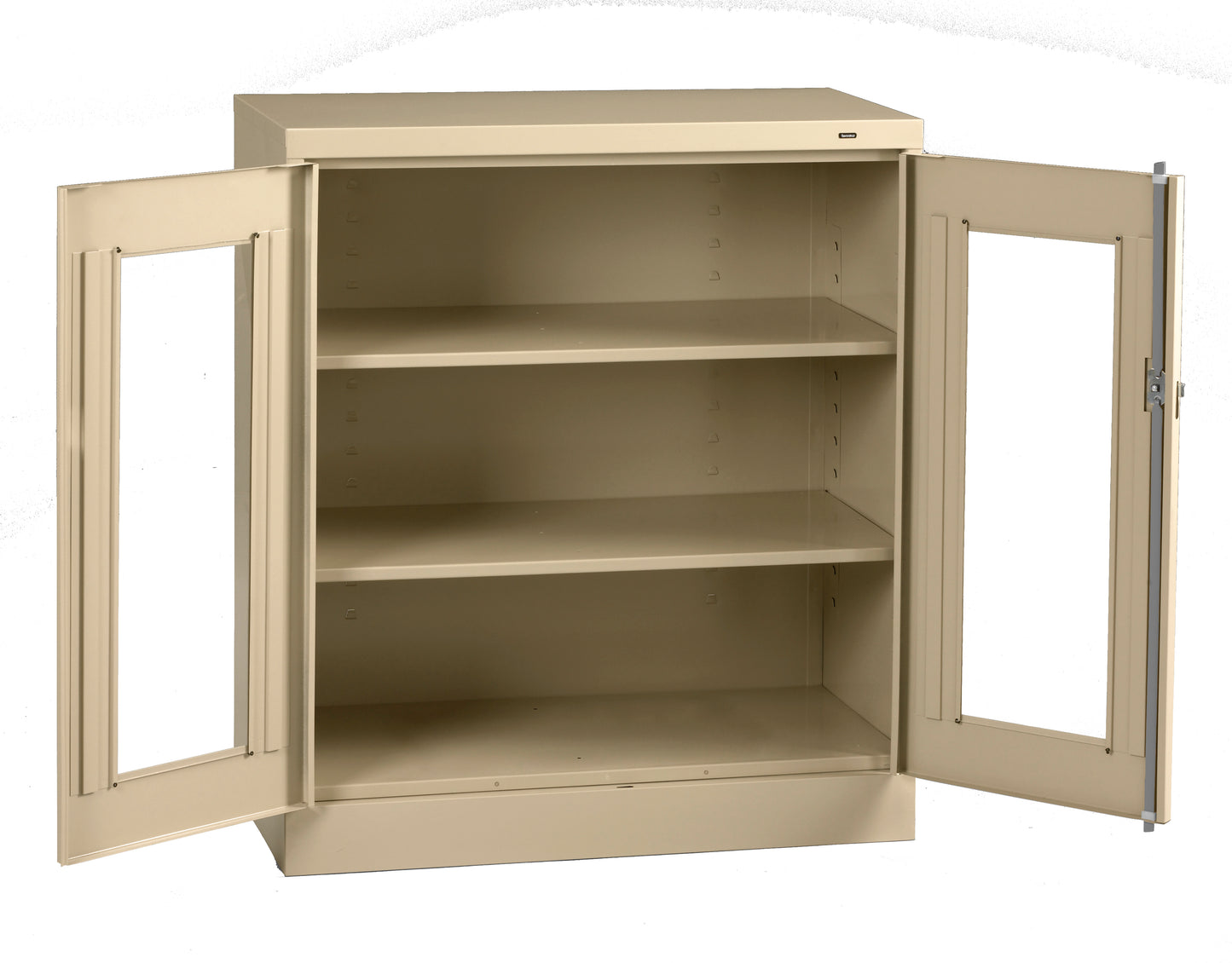 Tennsco CVD1442 Standard Counter High Cabinet with C-Thru Doors (Unassembled)