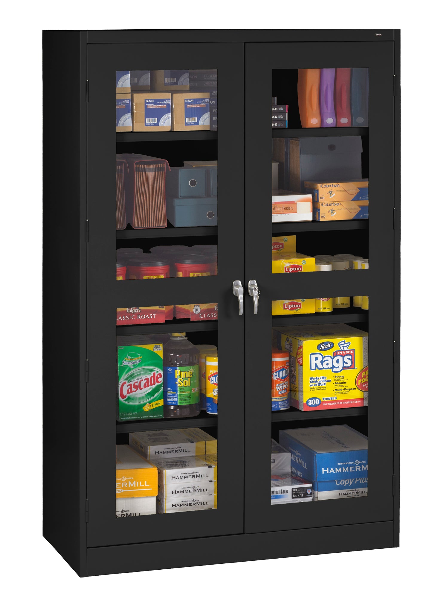Tennsco CVD7218 Standard Combination Cabinet with C-Thru Doors (Assembled)