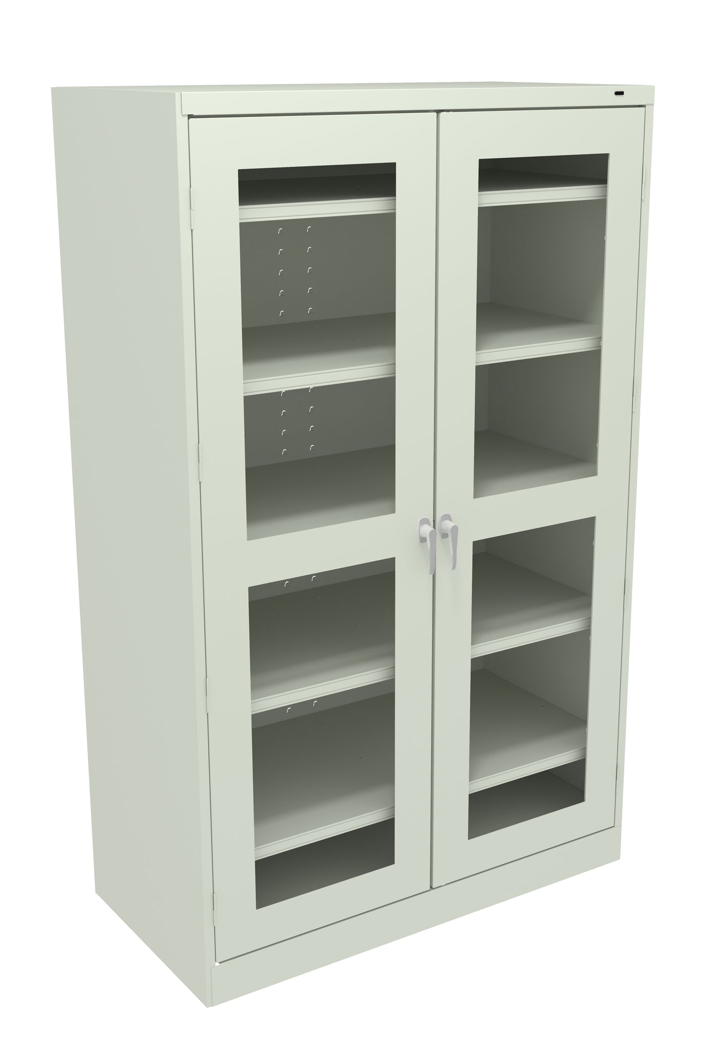 Tennsco CVDJ2478A-N Unassembled Jumbo Cabinet with C-Thru Doors