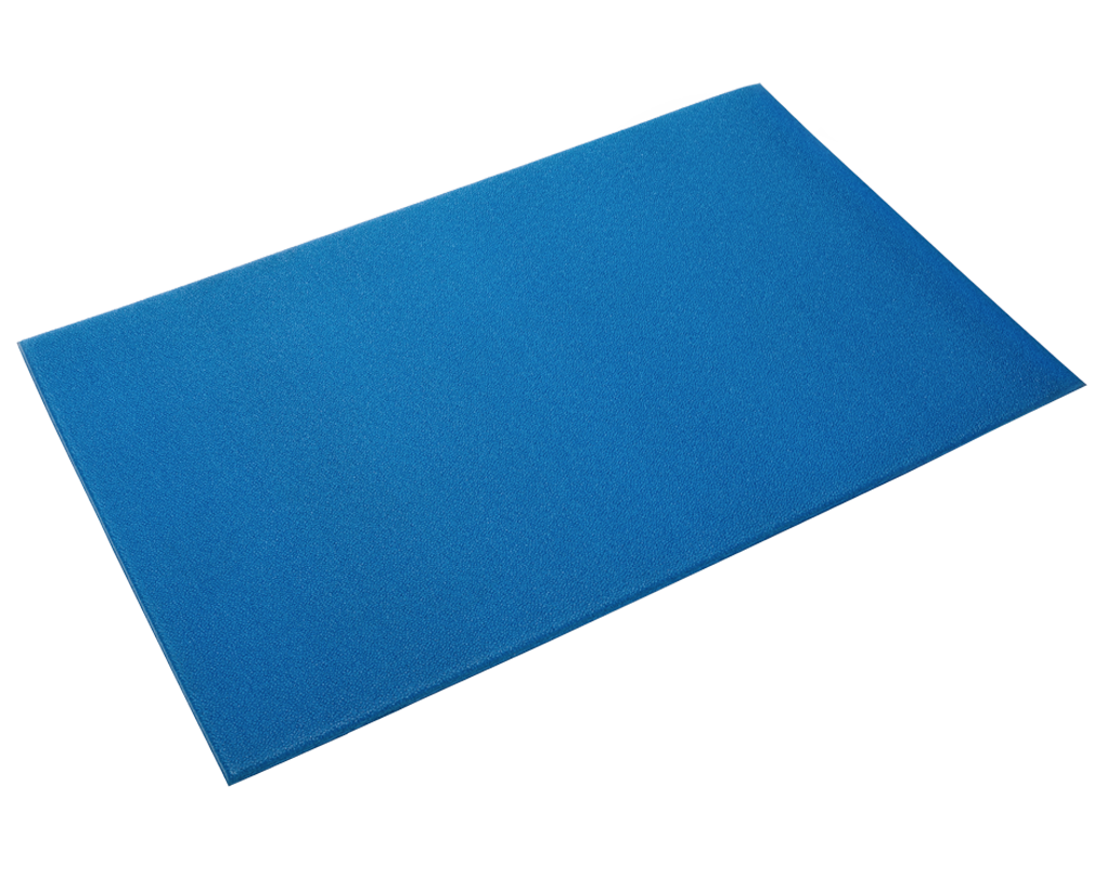Crown Matting CK83836BL Comfort-King 3/8 3'x60' Royal Blue Anti-Fatigue Dry Area Mat